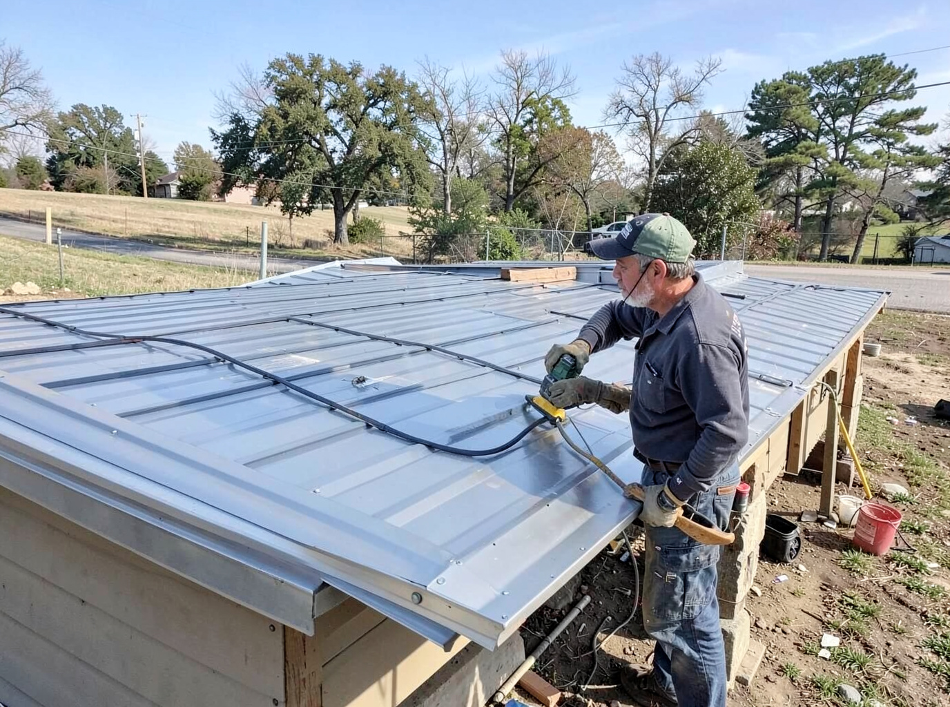 Metal Roofing Installation in Enid